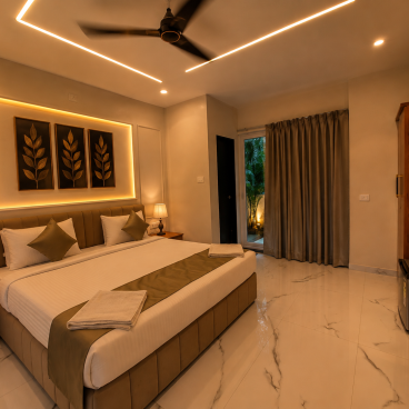 Super Deluxe Couple Room with Italian Balcony
